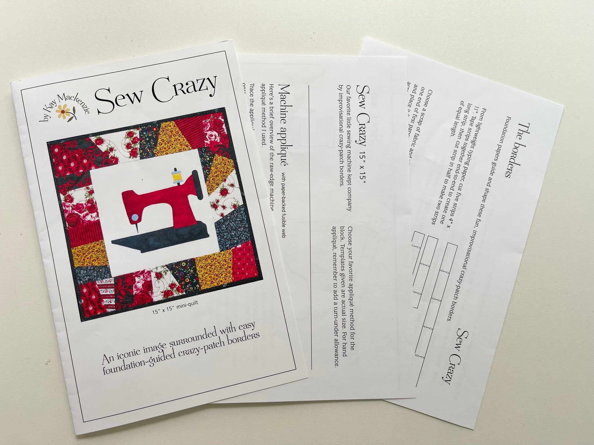 Bundle of 3 Crafting Patterns with Instructions – Terra Textilia