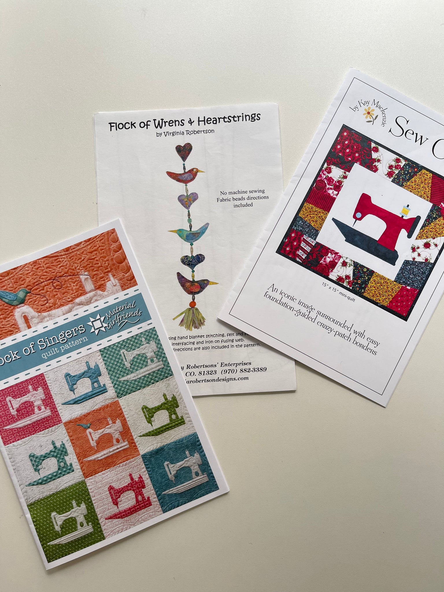 Bundle of 3 Crafting Patterns with Instructions – Terra Textilia