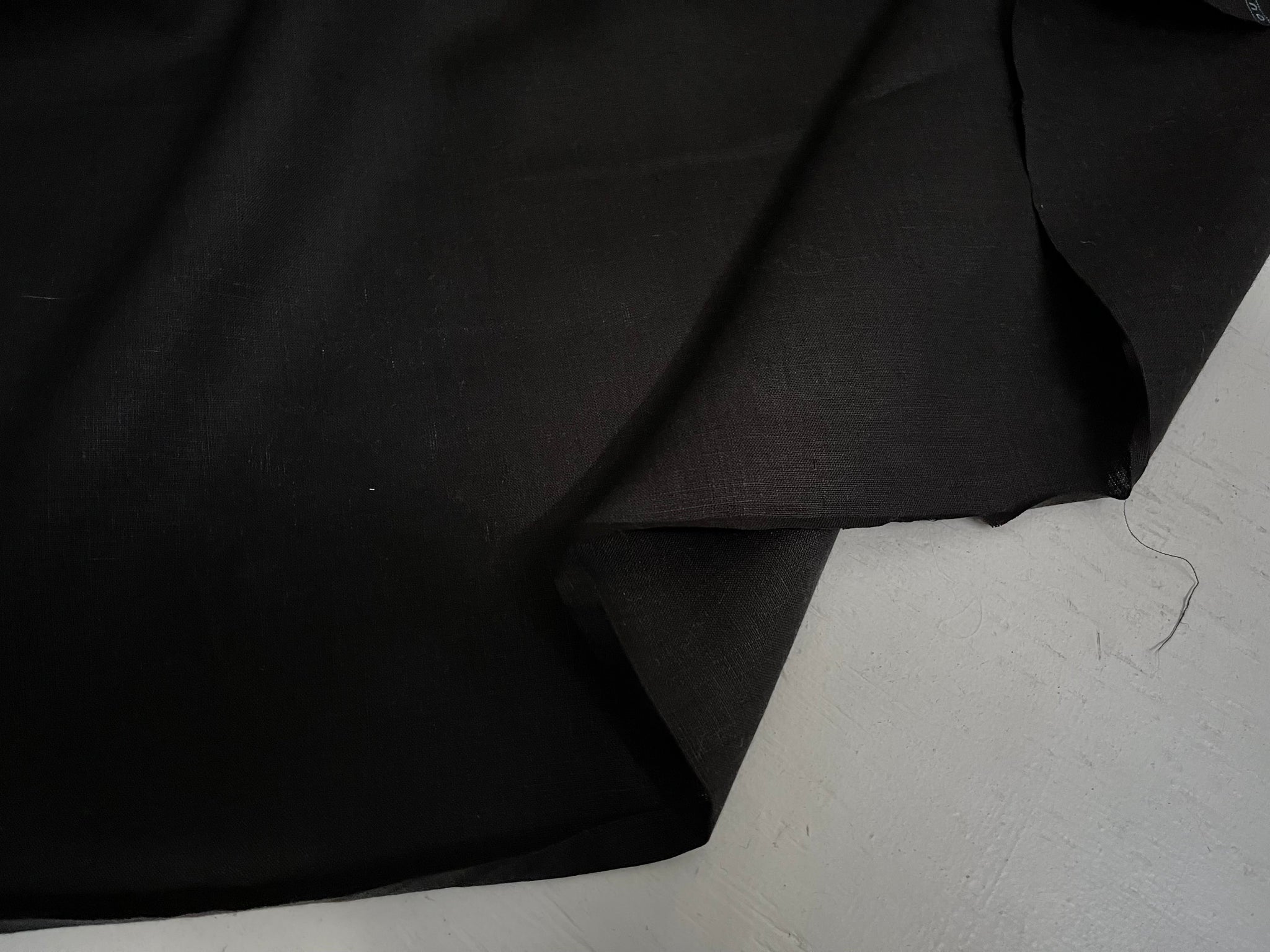20 Yards Black Linen Fabric