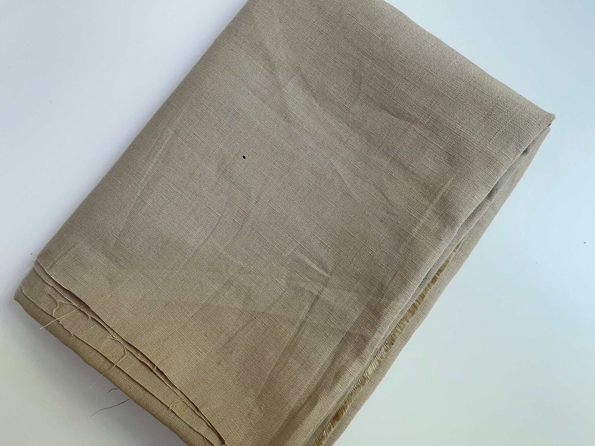 1 Yard Imperfect Camel Linen Fabric – Terra Textilia