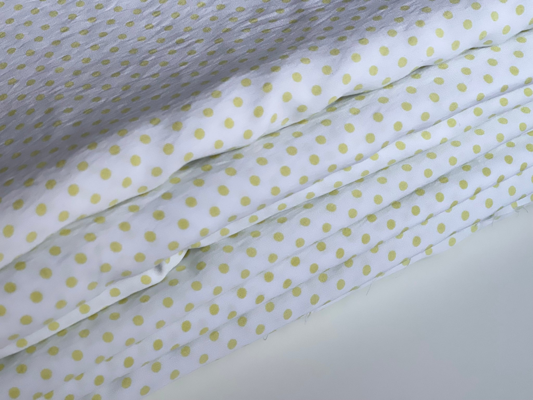 25 yards Lime Polka Dots Fabric