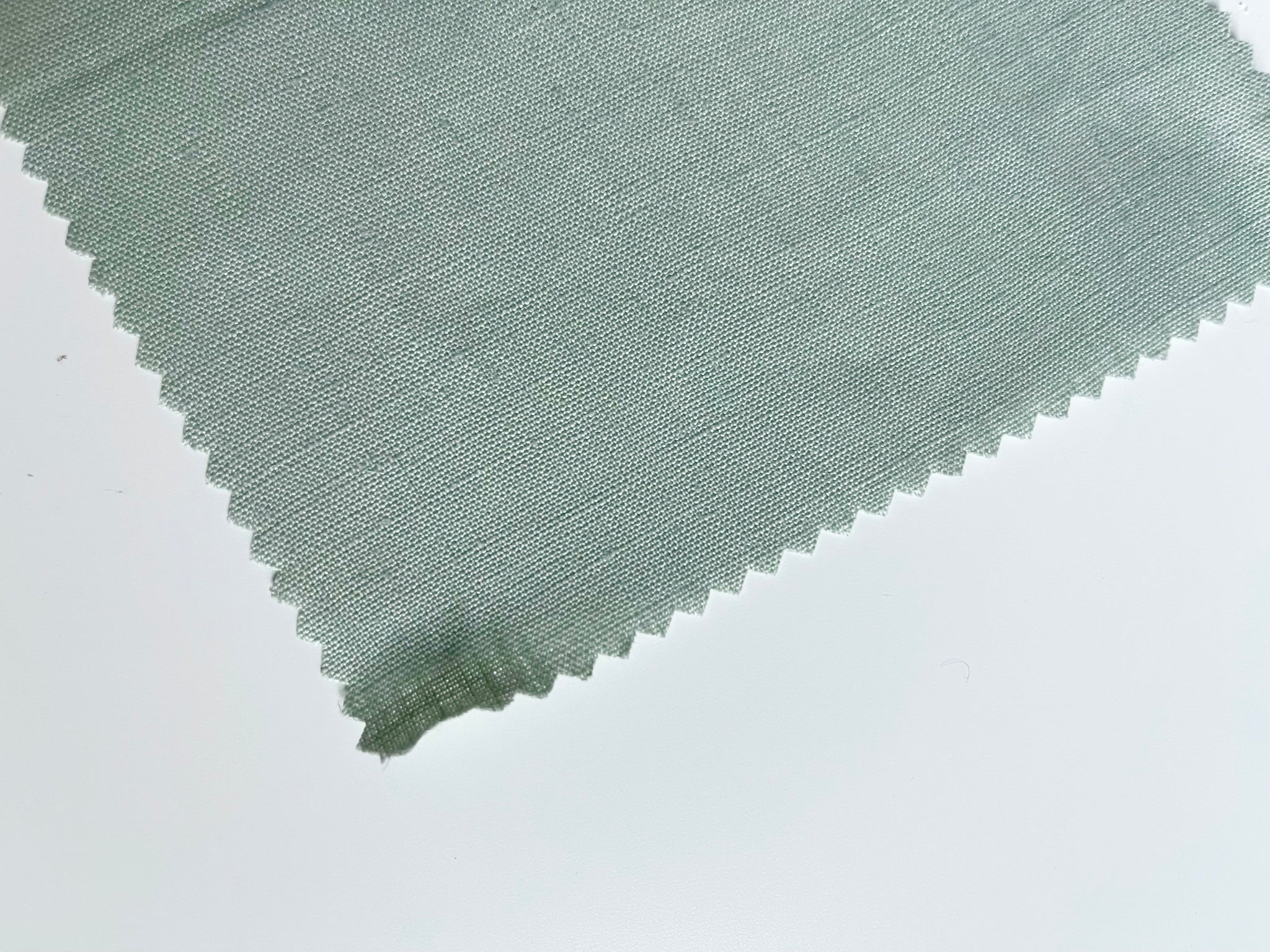 Deadstock Linen Fabric - Sea Glass