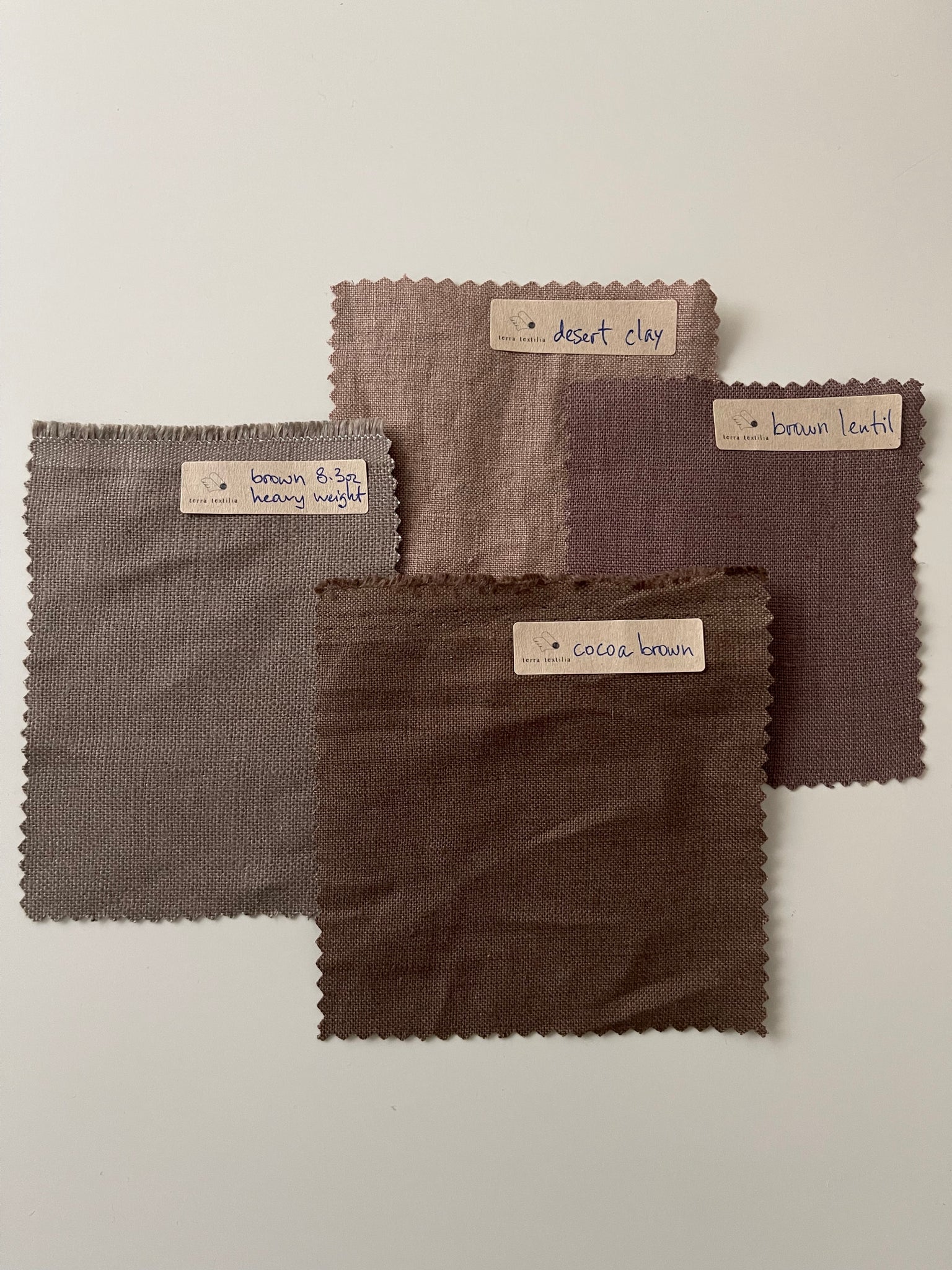 Deadstock Linen Fabric - Cocoa Brown