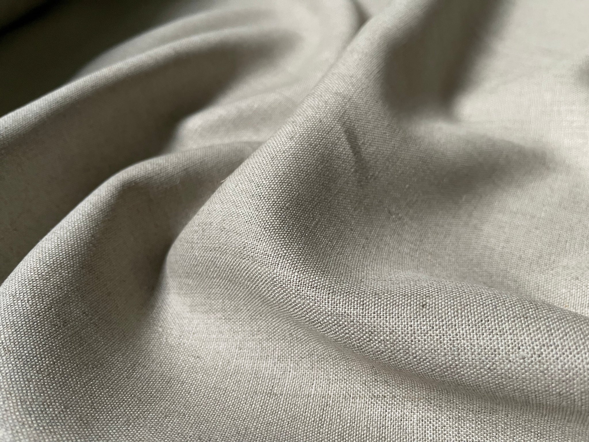 Deadstock Linen Fabric - Natural Undyed