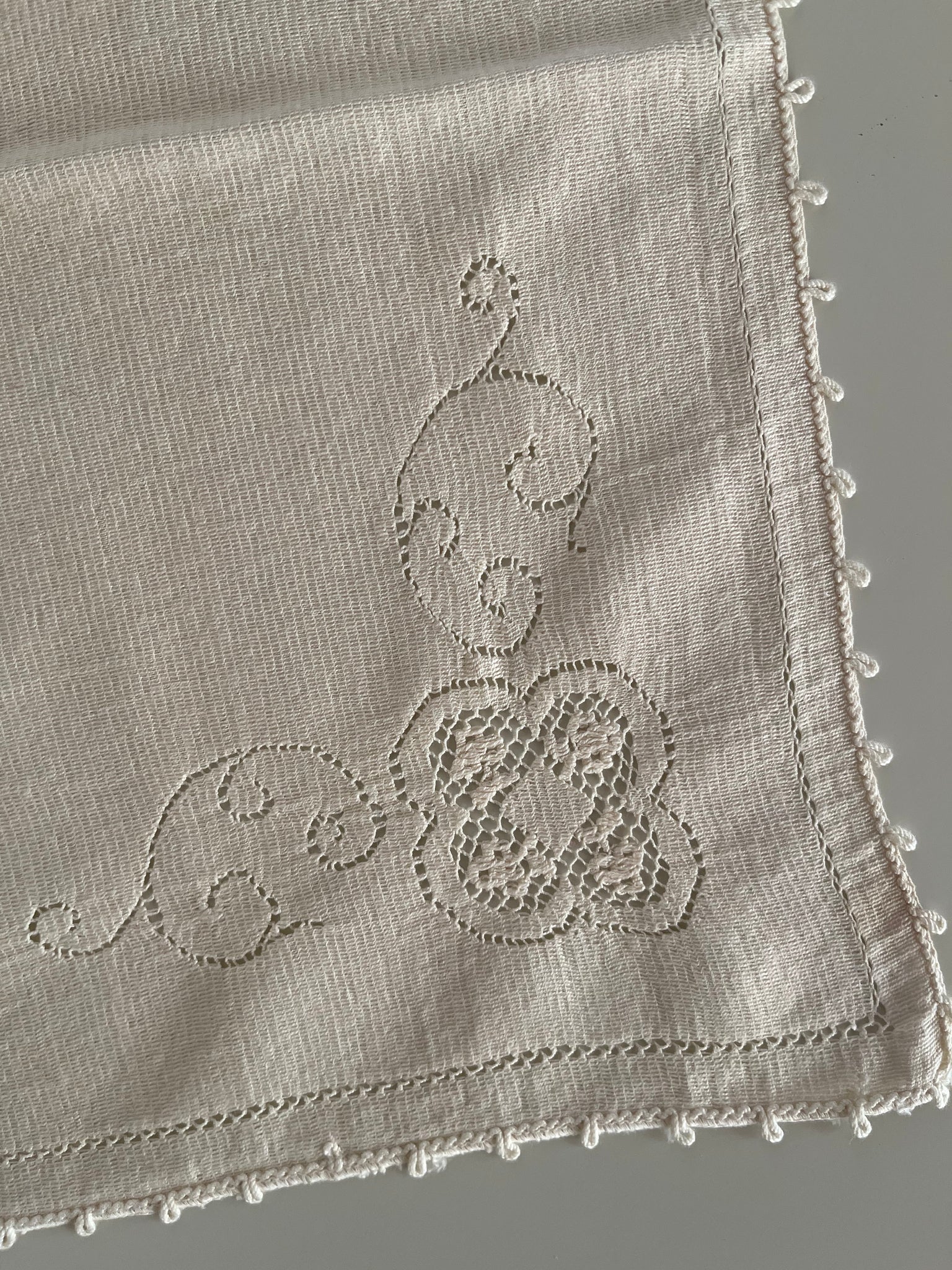 Vintage Set of 6 Crochet Napkins