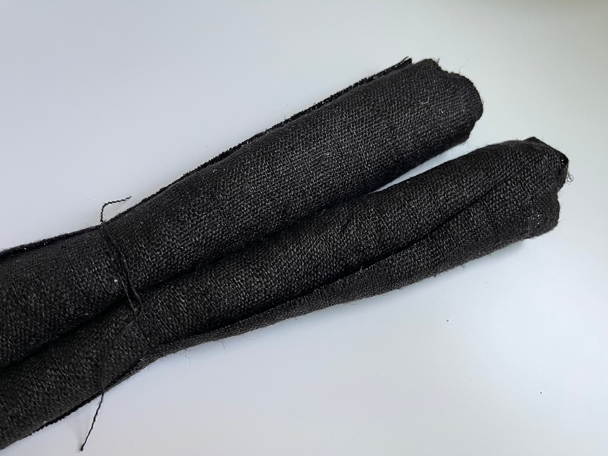 Organic Handwoven Hemp Fabric Bundle - Black