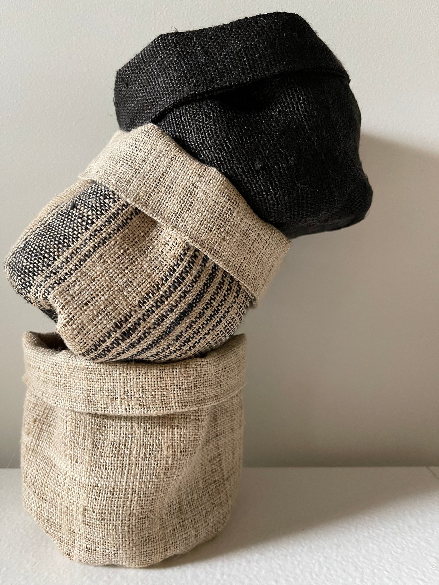 Organic Hmong Hill Tribe Handwoven Hemp Fabric - Natural Color