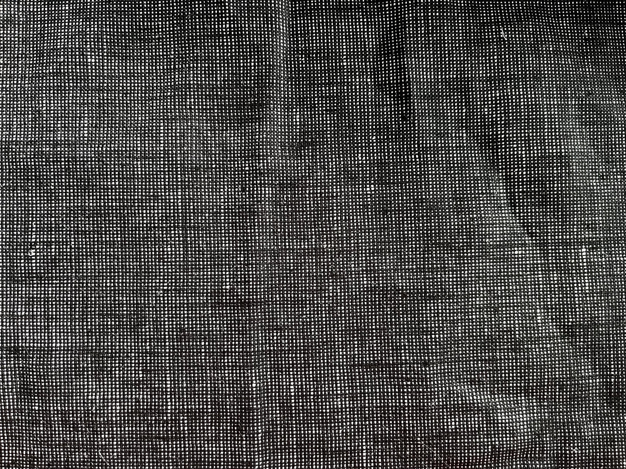 Deadstock Linen Fabric - Black Melange