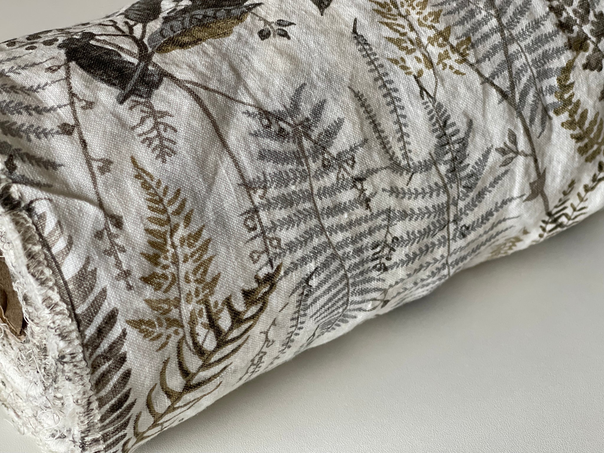 Flora Linen Fabric - Softened