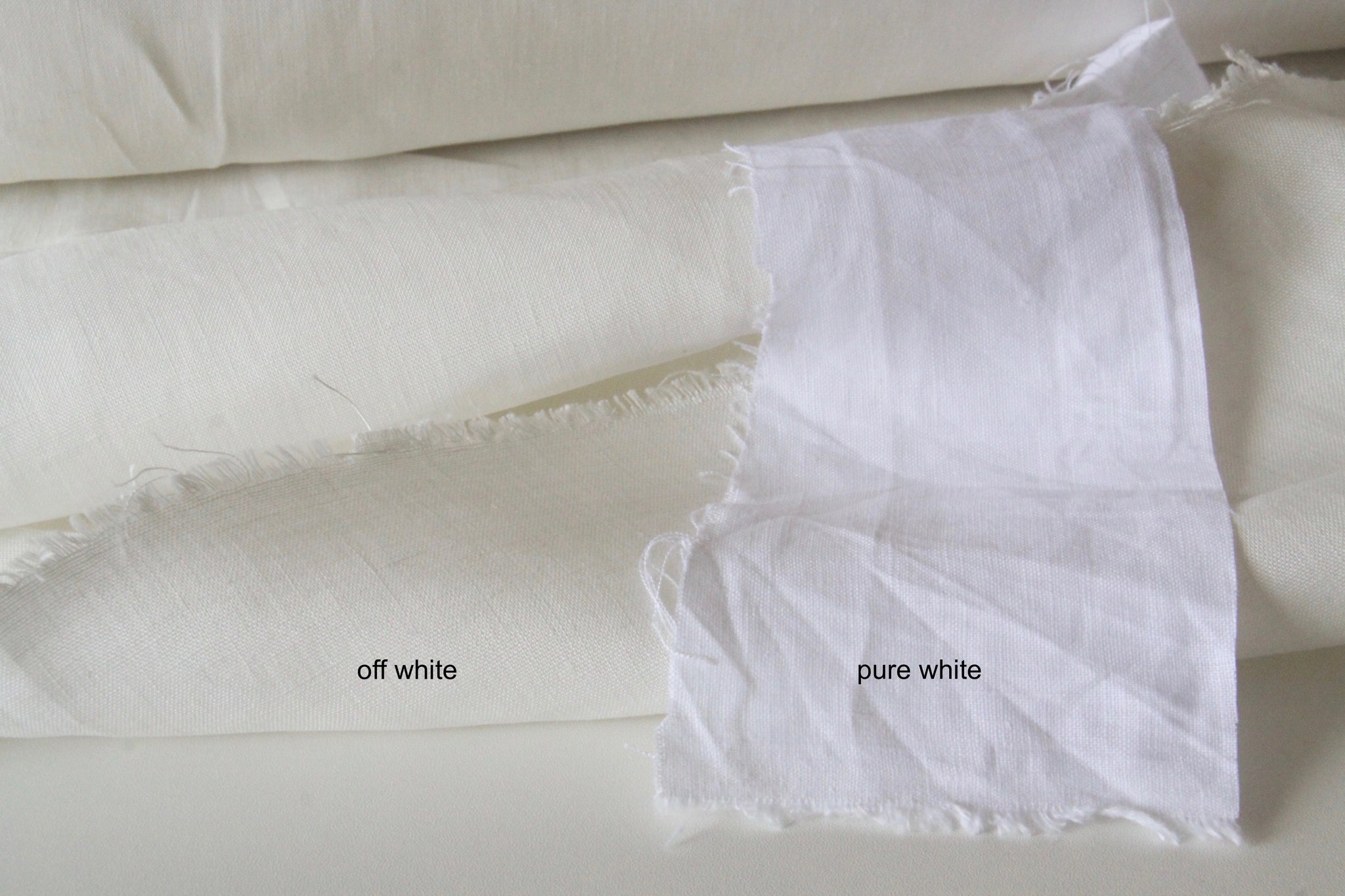 PFD Unfinished Off-White Linen Fabric