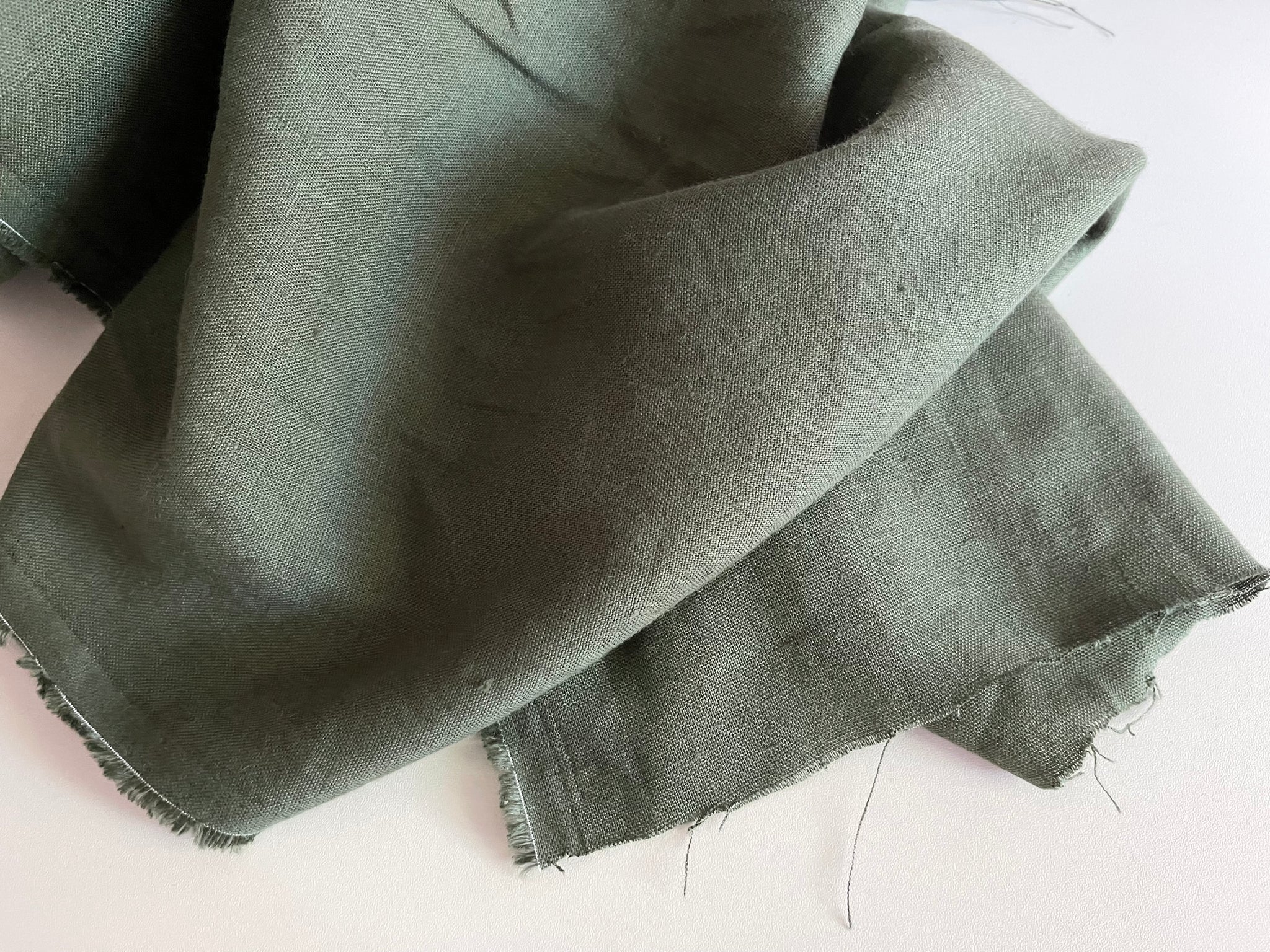 Beetle Linen Fabric - Softened