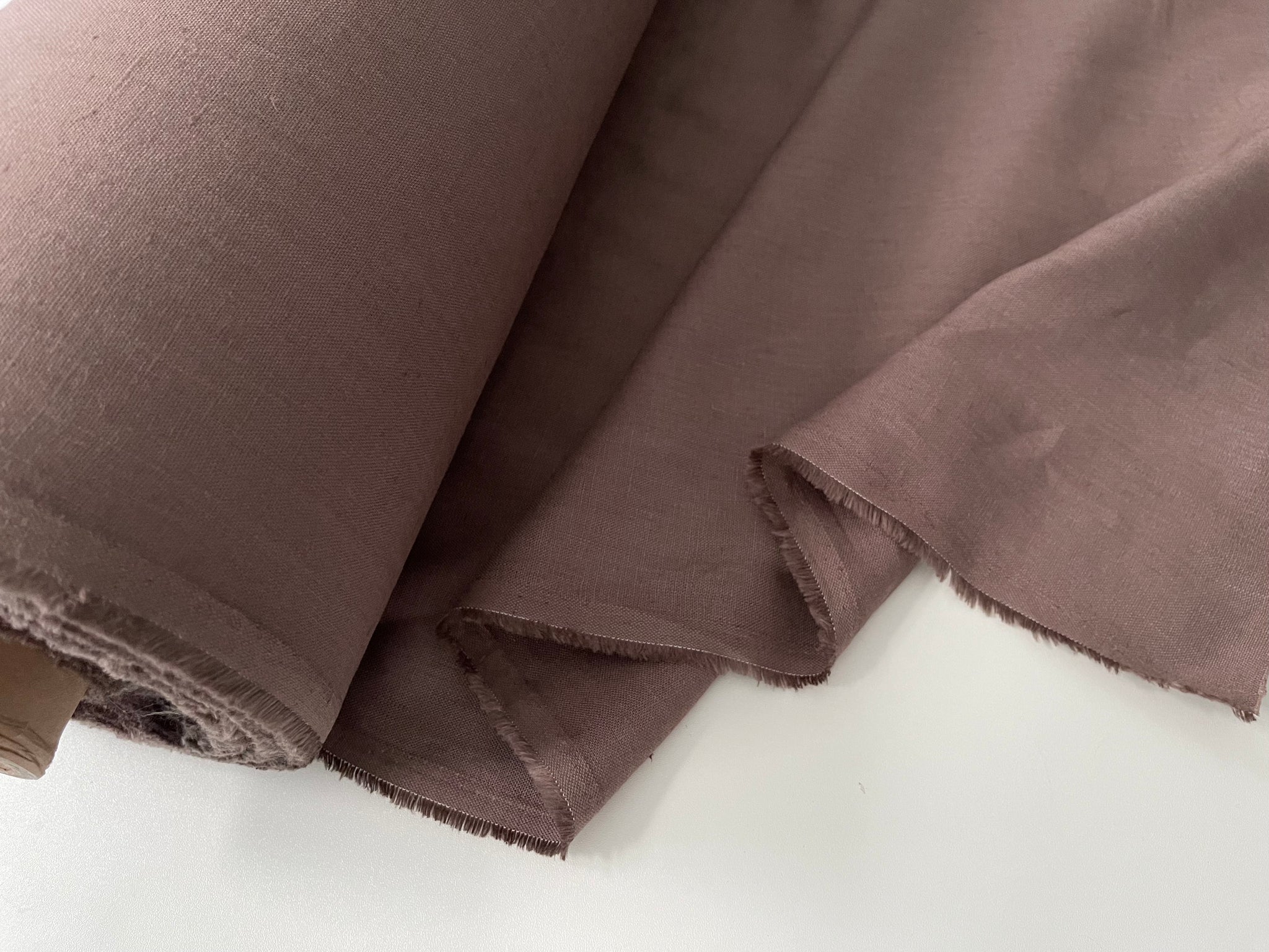 20 Yards Brown Lentil Linen Fabric