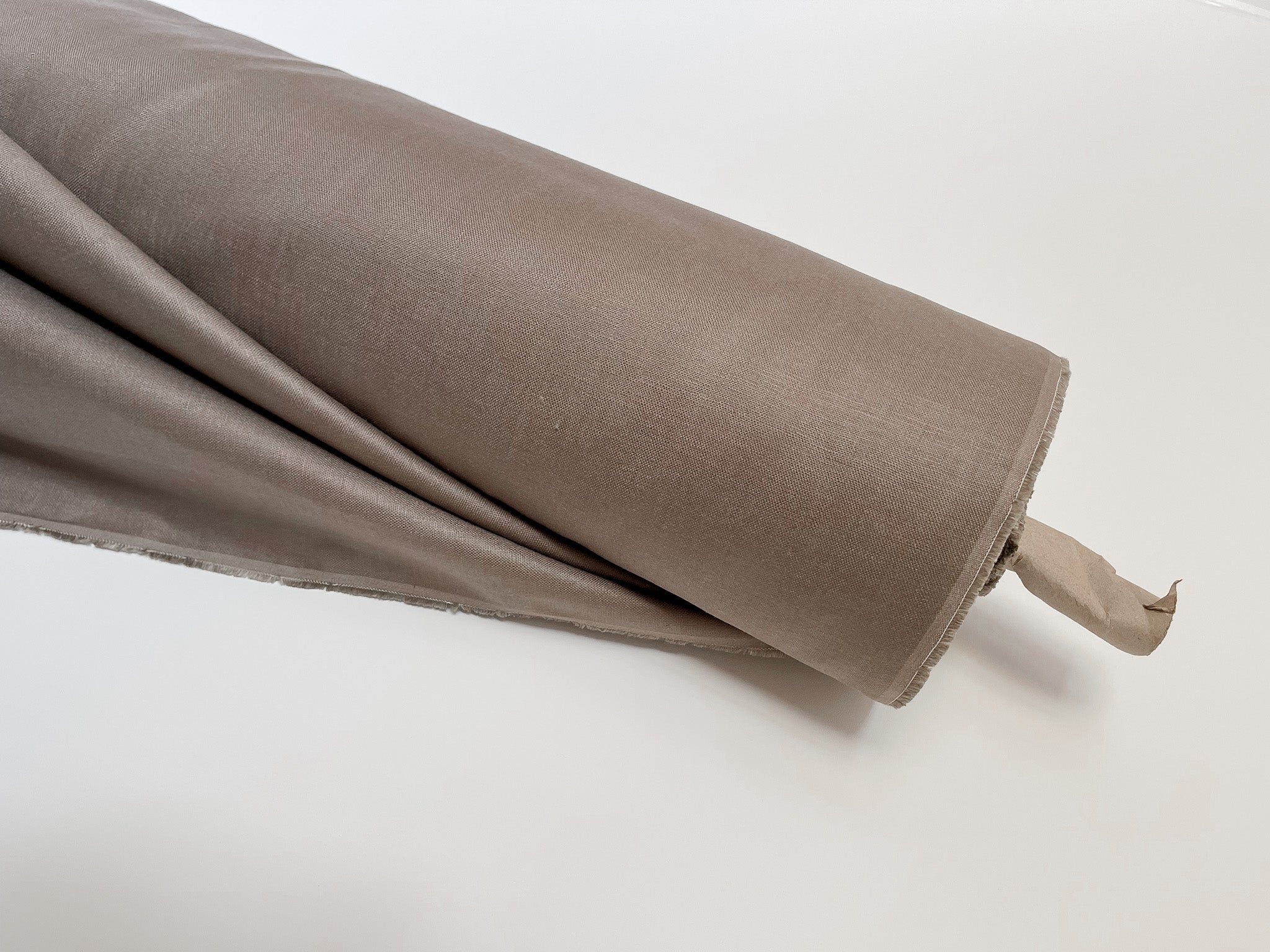 Brown Linen Fabric - Heavy Weight