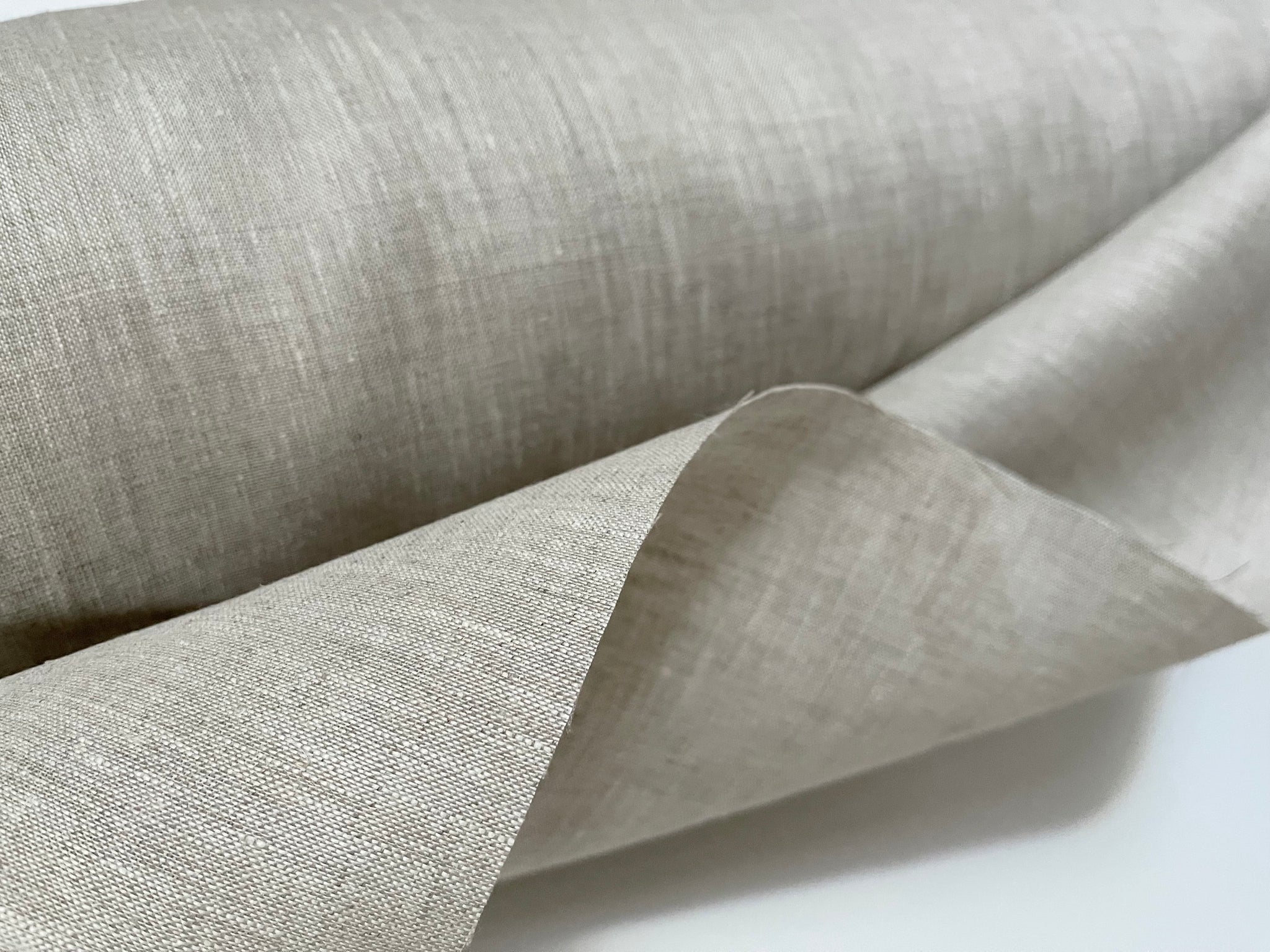 Natural Undyed Raw Linen Fabric